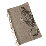 Beige Wool Yves Saint Laurent Scarf