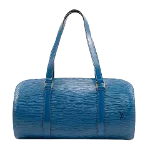 Blue Leather Louis Vuitton Soufflot