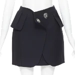 Black Wool Maison Margiela Skirt