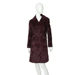 Burgundy Cotton Dolce & Gabbana Coat