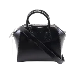 Black Leather Givenchy Antigona