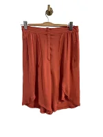 Orange Silk Fendi Shorts