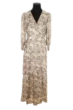 Beige Silk Gerard Darel Dress