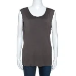 Grey Fabric Armani Collezioni Top