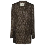 Brown Silk Fendi Jacket