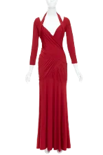 Red Viscose DKNY Dress