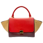 Multicolor Leather Céline Trapèze