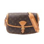 Brown Canvas Louis Vuitton Sologne