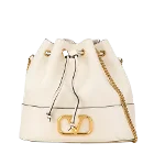 White Leather Valentino Shoulder Bag