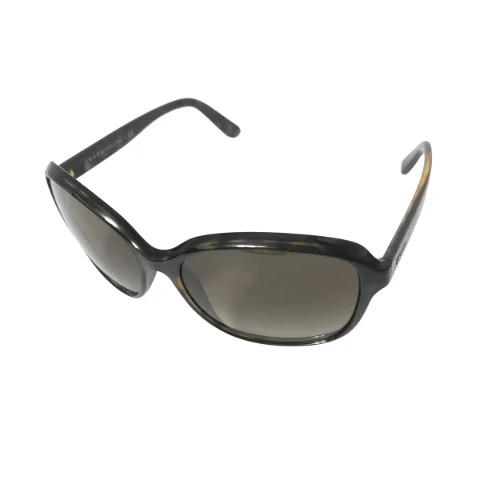 Brown Plastic Prada Sunglasses