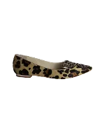 Animal print Linen Sophia Webster Flats