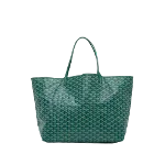 Green Canvas Goyard St Louis Tote