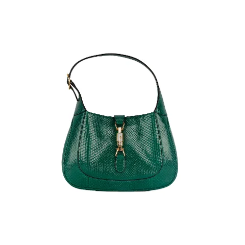 Green Fabric Gucci Shoulder Bag