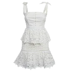 White Lace Self Portrait Dress