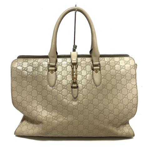 Nude Leather Gucci Jackie