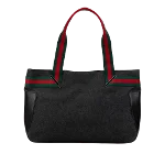 Black Denim Gucci Tote