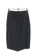 Black Cotton Sportmax Skirt