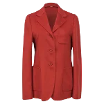 Red Wool Bottega Veneta Blazer