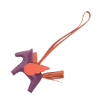 Purple Leather Hermès Charm