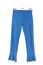 Blue Cotton Pinko Pants