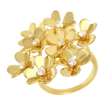 Gold Metal Van Cleef and Arpels Ring