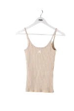 Beige Viscose Courrèges Top