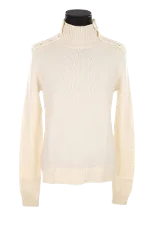 White Wool Maje Sweater