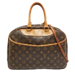 Brown Canvas Louis Vuitton Deauville 