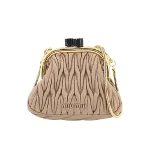 Beige Leather Miu Miu Shoulder Bag