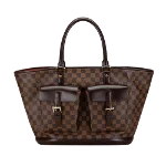 Brown Canvas Louis Vuitton Tote 