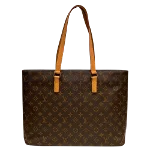 Brown Canvas Louis Vuitton Tote 