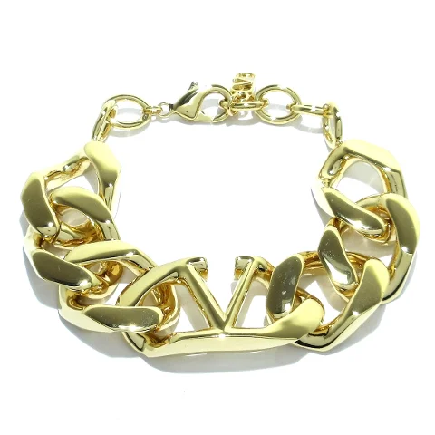Gold Metal Valentino Bracelet