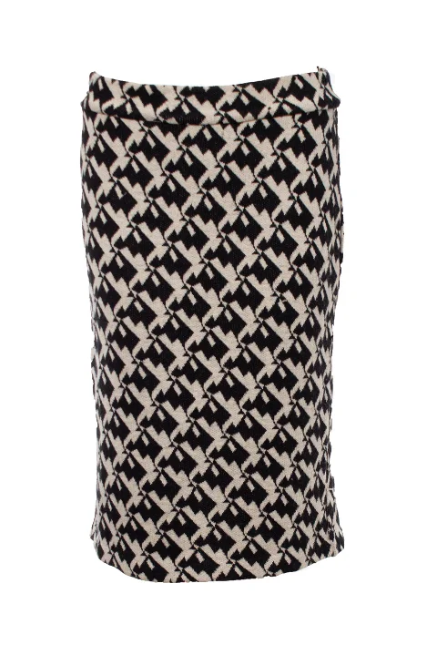 Black Fabric Diane Von Furstenberg Skirt