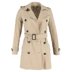 Brown Cotton Burberry Coat