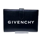 Black Leather Givenchy Wallet