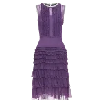 Purple Silk Prada Dress