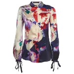 Multicolor Satin Roberto Cavalli Shirt