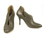 Grey Leather Laurence Dacade Heels