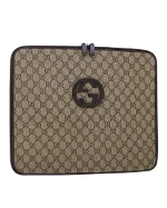 Beige Fabric Gucci Case