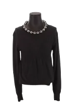 Black Wool Paco Rabanne Sweater