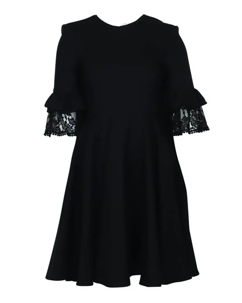 Black Wool Alexander McQueen Dress