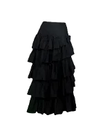 Black Fabric Kenzo Skirt