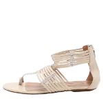 Beige Leather Aquazzura Sandals