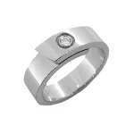 Silver Metal Cartier Ring