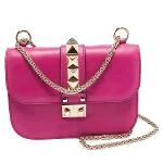 Pink Leather Valentino Crossbody Bag