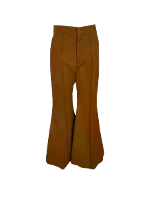 Brown Fabric AGL Pants