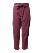 Pink Cotton Ba&sh Pants