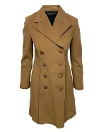 Brown Wool Armani Coat