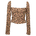 Animal print Fabric Reformation Top