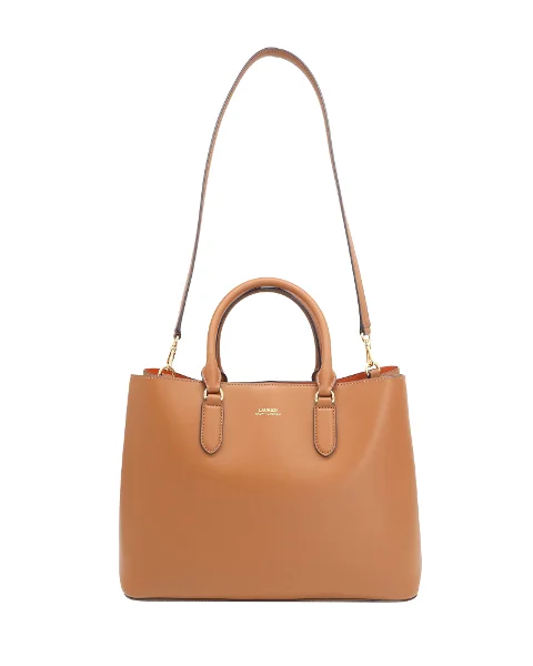 Brown Leather Ralph Lauren Shoulder Bag